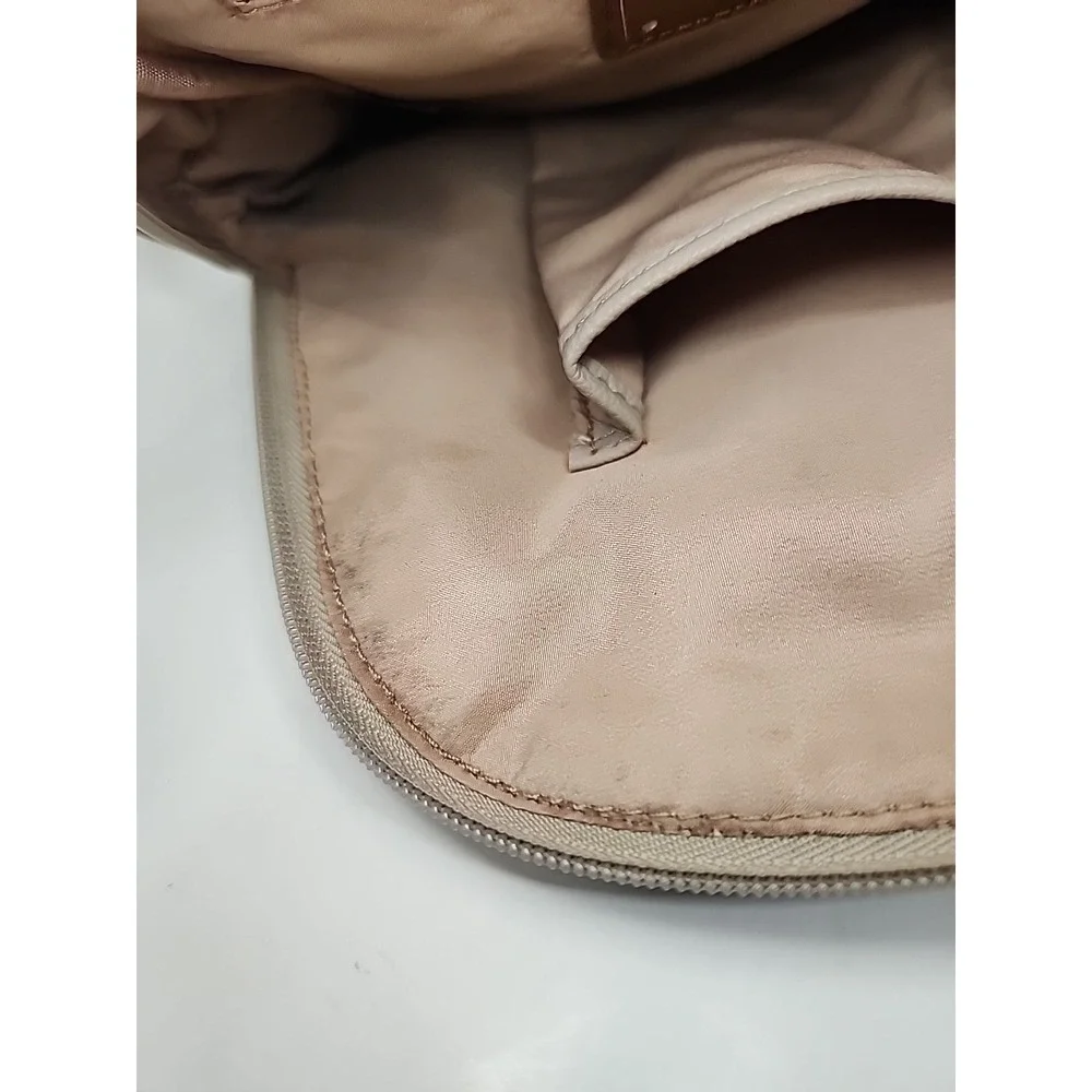 Nine West Beige‎ Studded Faux Leather Back Pack Purse 10